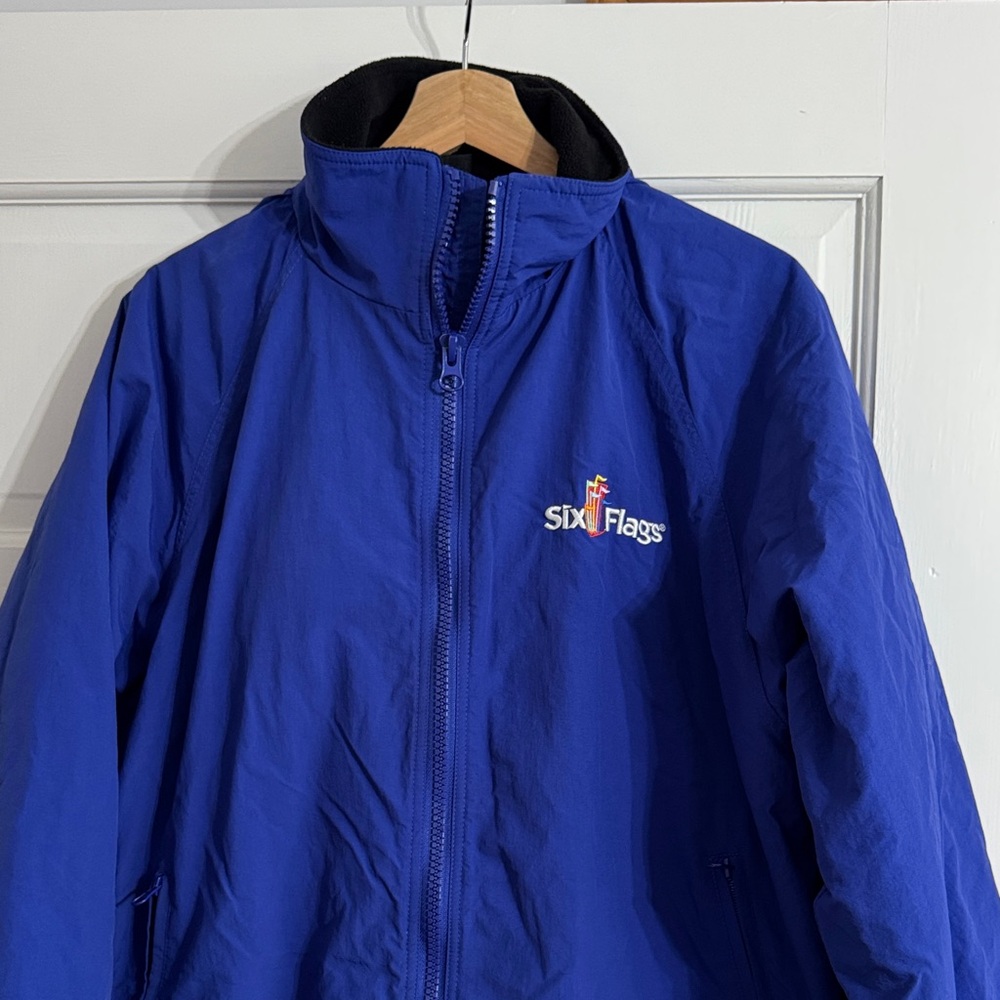 Men's Six Flags jacket with hood